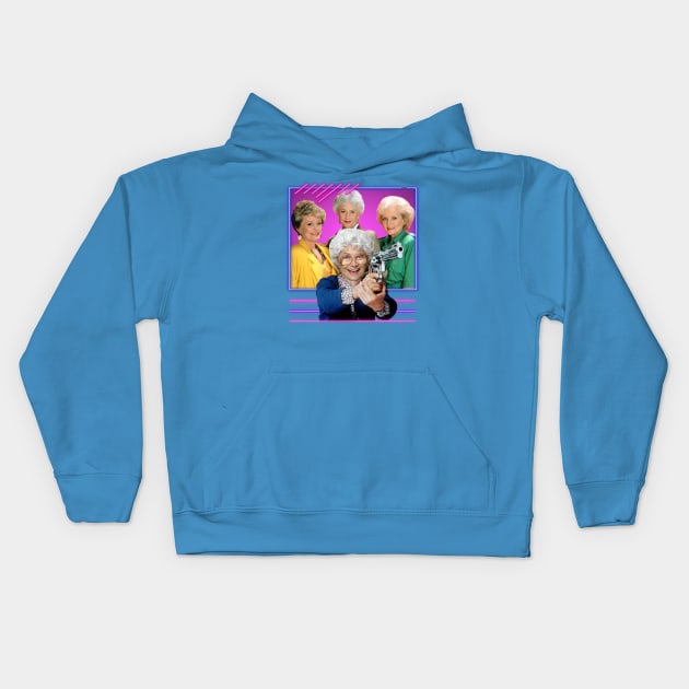 Golden Girls - Thug Life Kids Hoodie by Indecent Designs